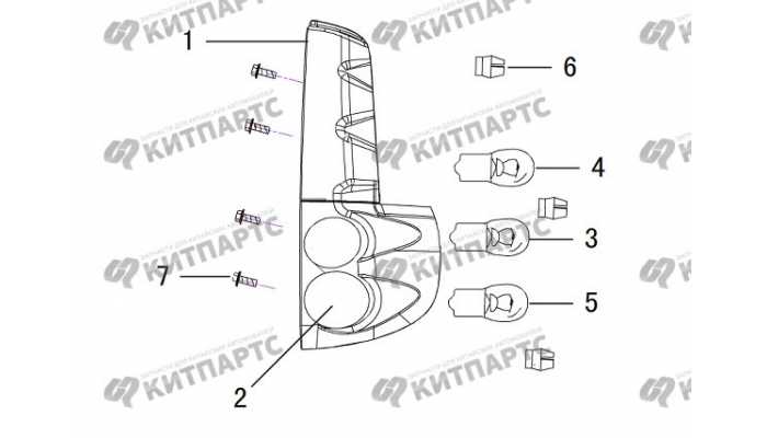 Фонари задние Great Wall DW Hower H5